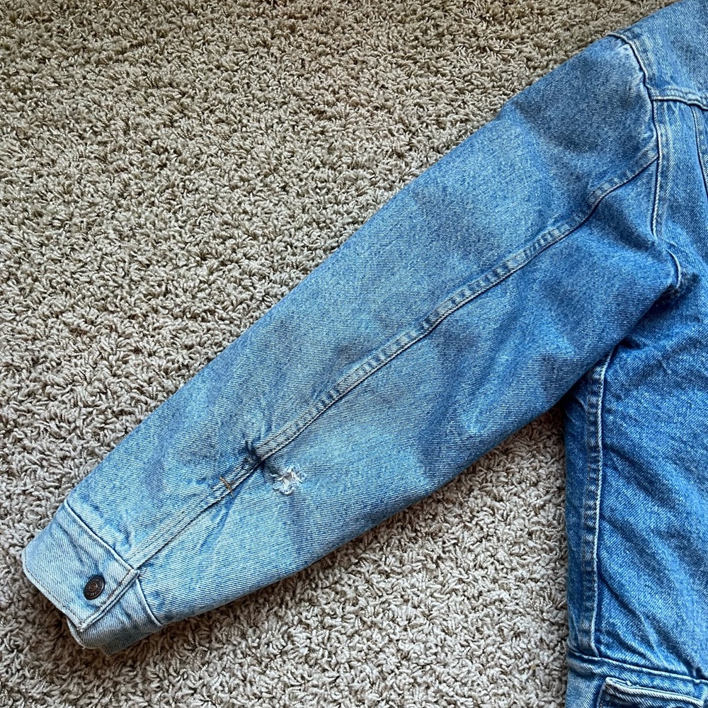 Levis orange tab sherpa and denim trucker jacket - Picture 7 of 8